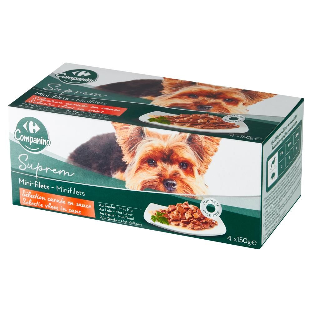 Carrefour Companino Suprem Karma dla psów 600 g (4 x 150 g)
