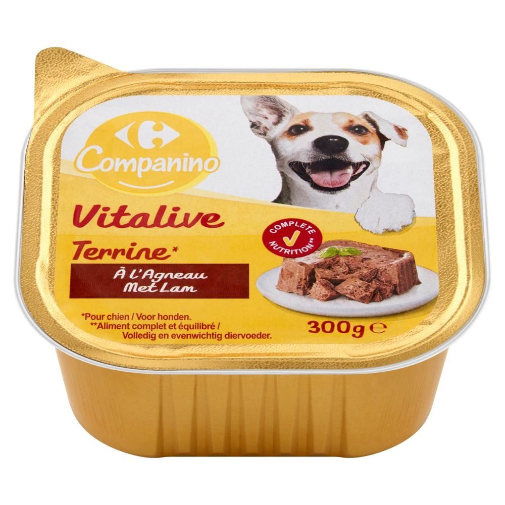Carrefour Companino Vitalive Karma dla psów z jagnięciną 300 g
