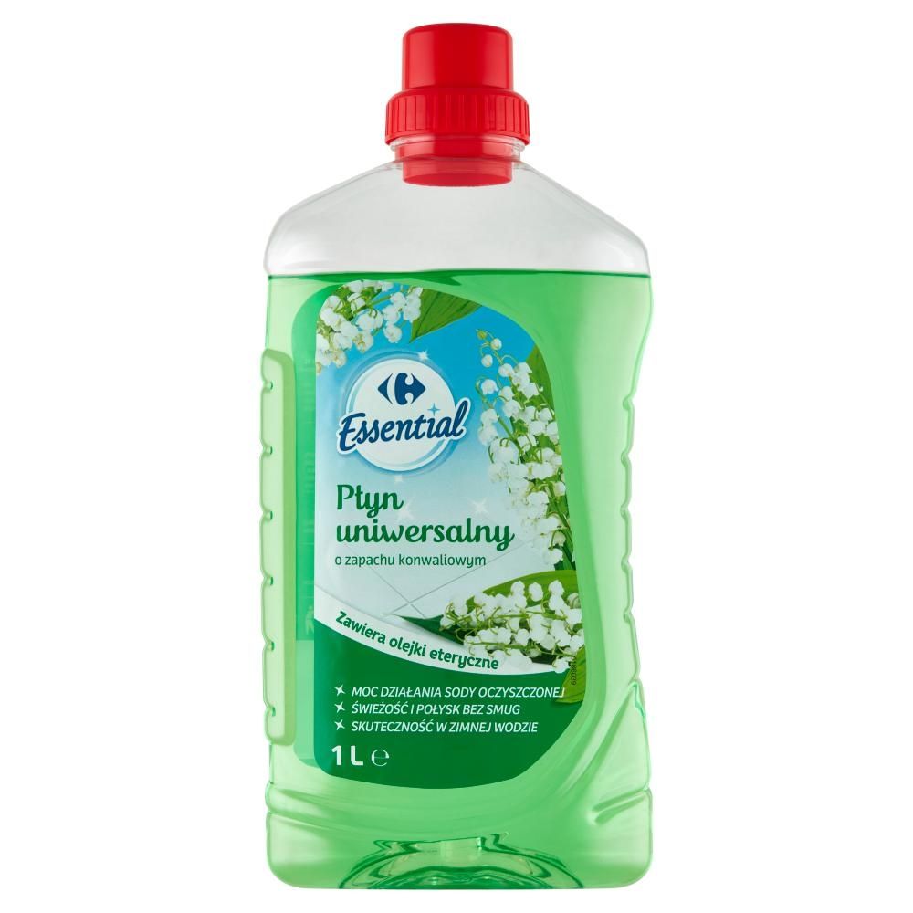 Carrefour Essential Płyn uniwersalny o zapachu konwaliowym 1 l