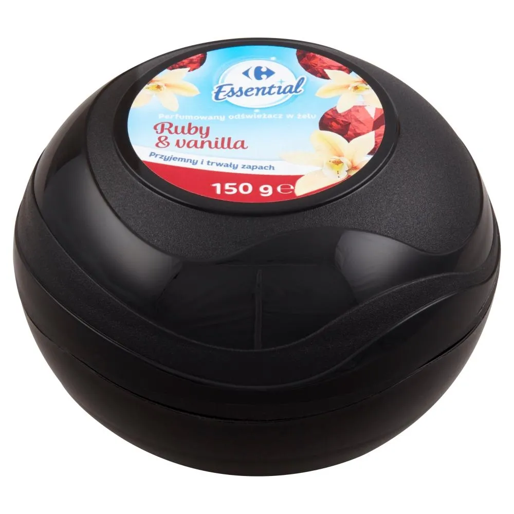 Carrefour Essential Ruby & Vanilla Perfumowany odświeżacz w żelu 150 g
