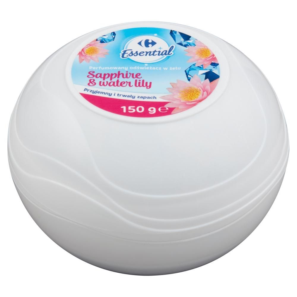 Carrefour Essential Sapphire & Water Lily Perfumowany odświeżacz w żelu 150 g