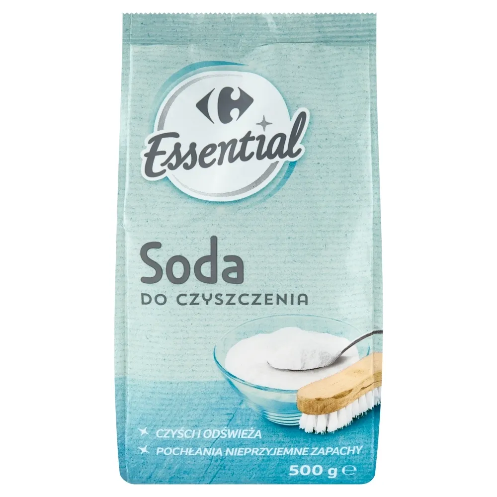 Фото - Засіб для стекол і дзеркал Carrefour Essential Soda do czyszczenia 500 g 