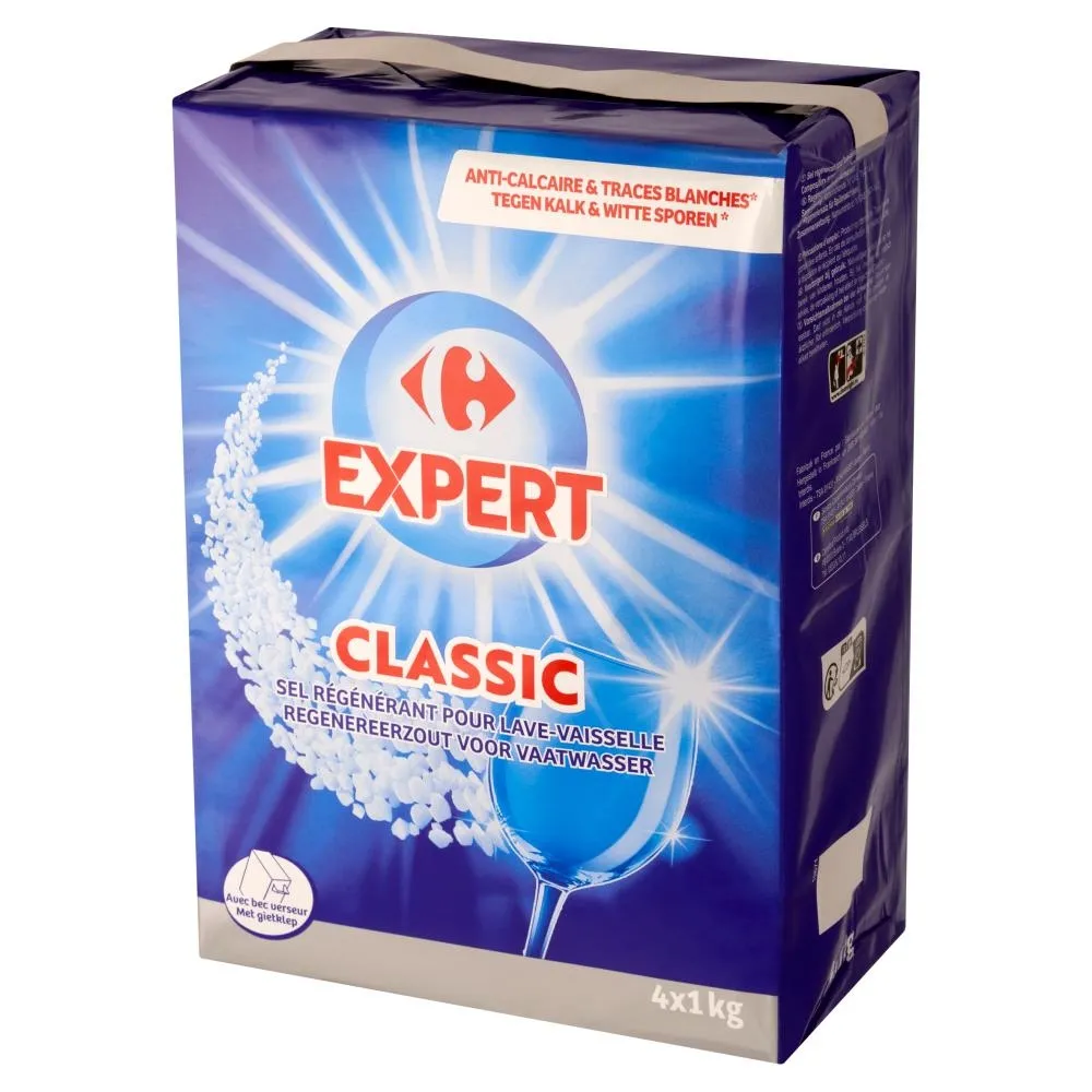 Carrefour Expert Classic Sól regenerująca do zmywarek 4 x 1 kg