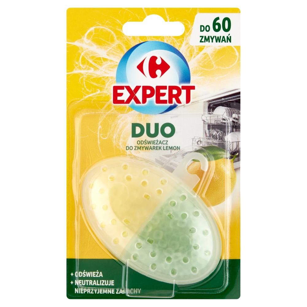 Carrefour Expert Lemon Odświeżacz do zmywarek duo 18 g