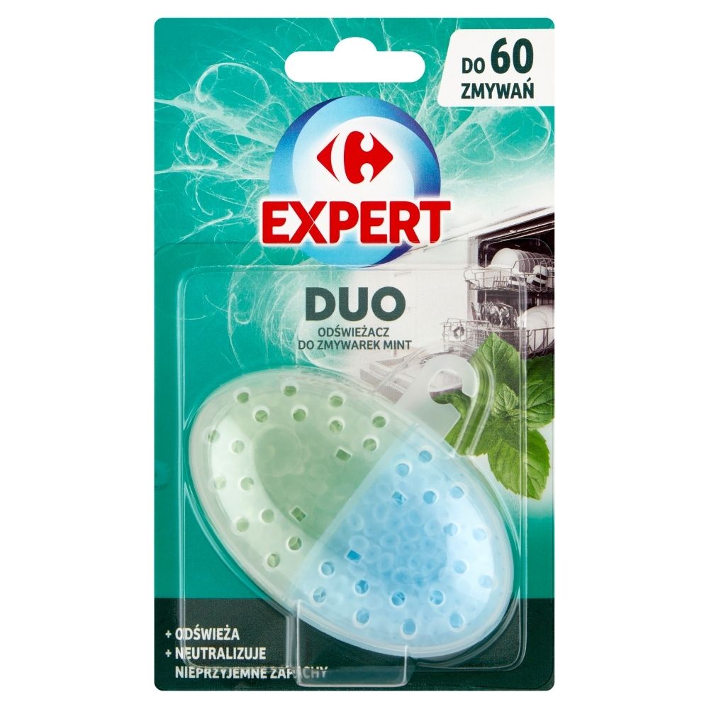 Zdjęcia - Tabletki do zmywarki Carrefour Expert Mint Odświeżacz do zmywarek duo 18 g 