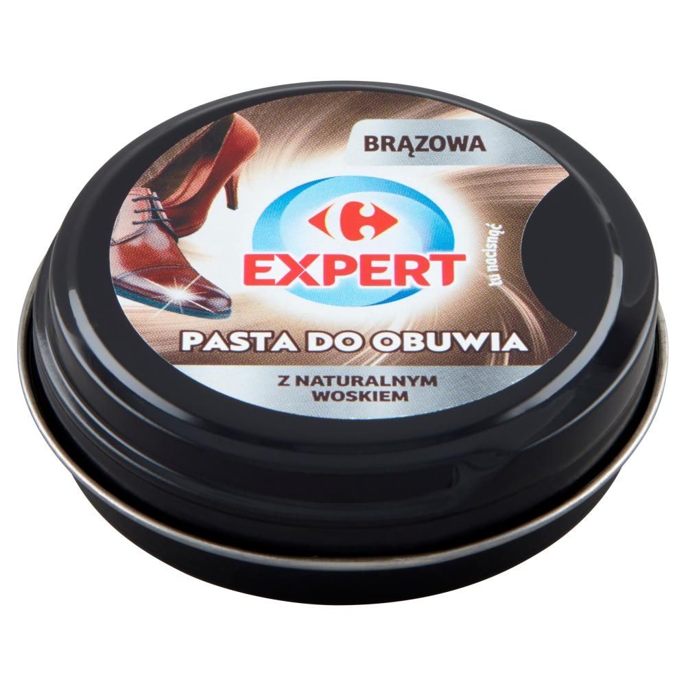 Carrefour Expert Pasta do obuwia brązowa 35 g
