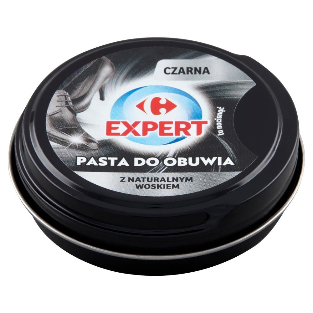 Carrefour Expert Pasta do obuwia czarna 35 g