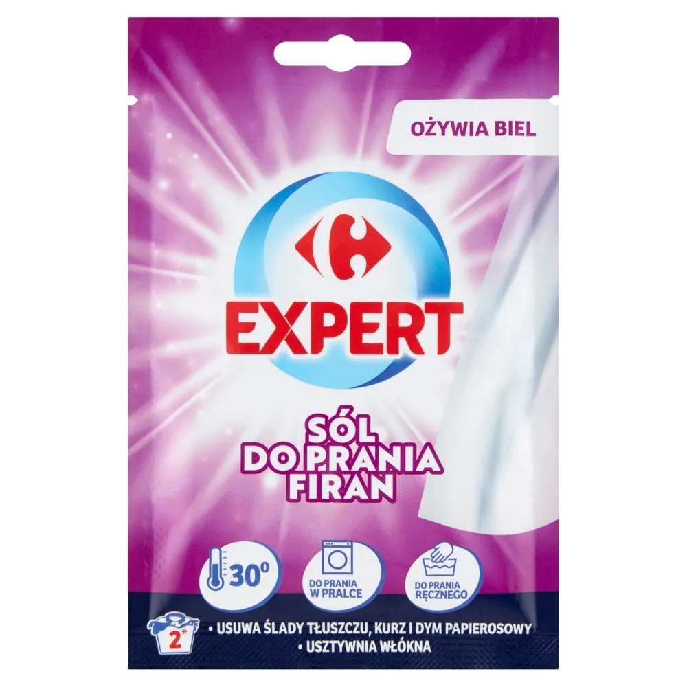 Carrefour Expert Sól do prania firan 80 g (2 prania)