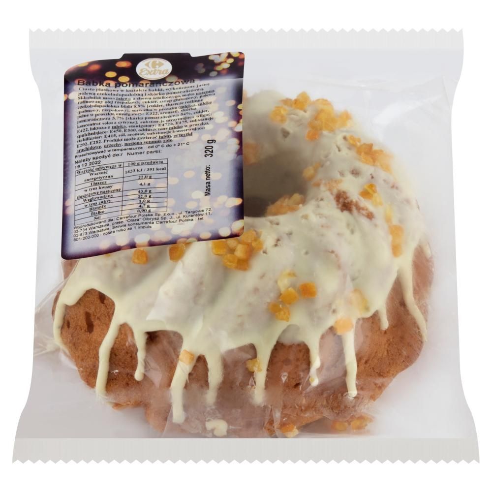Carrefour Extra Babka pomarańczowa 320 g