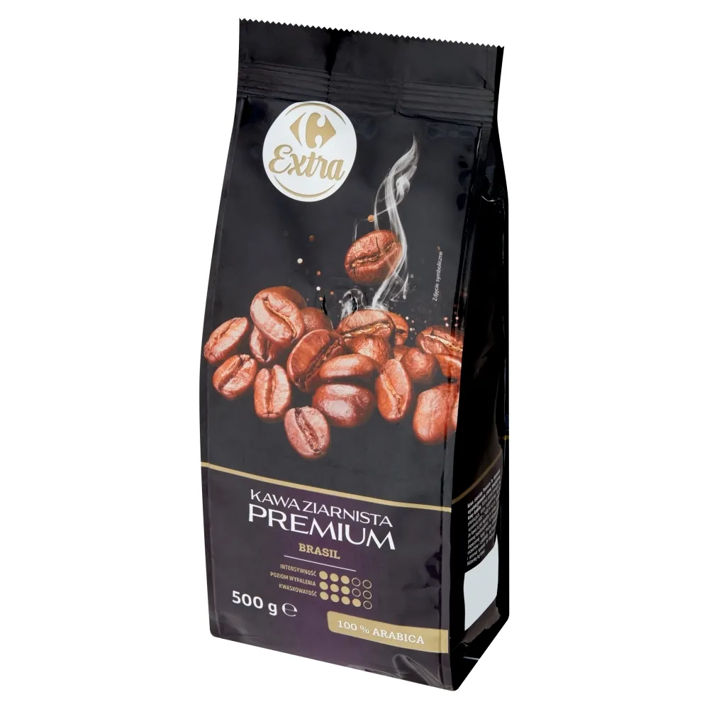 Carrefour Extra Kawa ziarnista premium 500 g