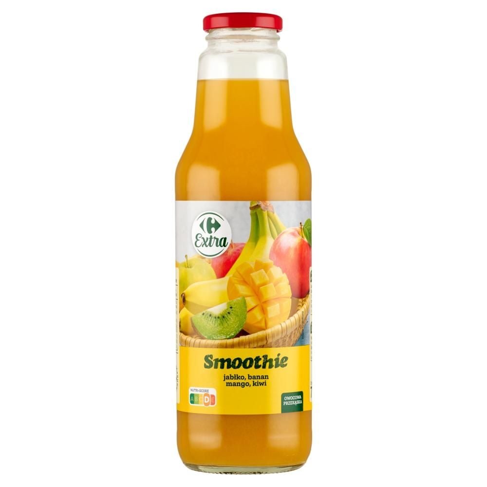 Carrefour Extra Smoothie jabłko banan mango kiwi 750 ml