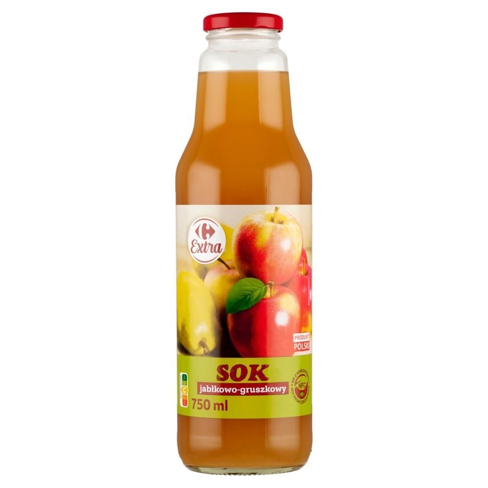 Carrefour Extra Sok jabłkowo-gruszkowy 750 ml