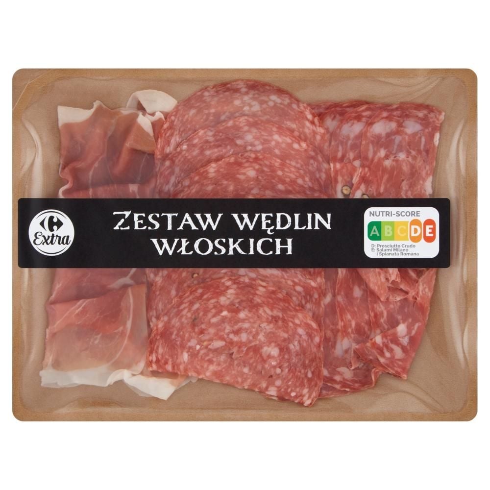 Carrefour Extra Zestaw wędlin włoskich 120 g