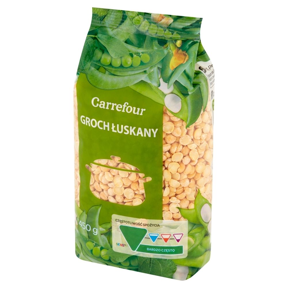 Carrefour Groch łuskany 450 g