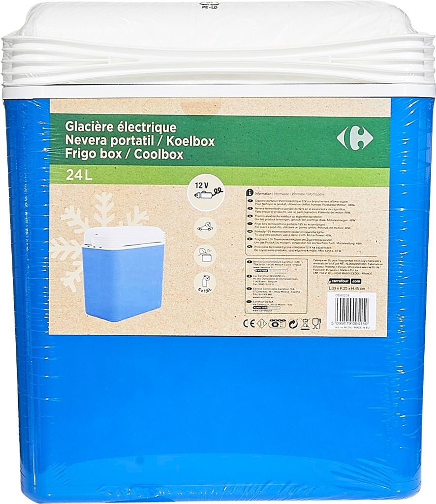 Carrefour Lodówka elektryczna samochodowa 24 L 12 V