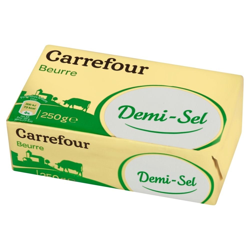 Carrefour Masło lekko solone 250 g