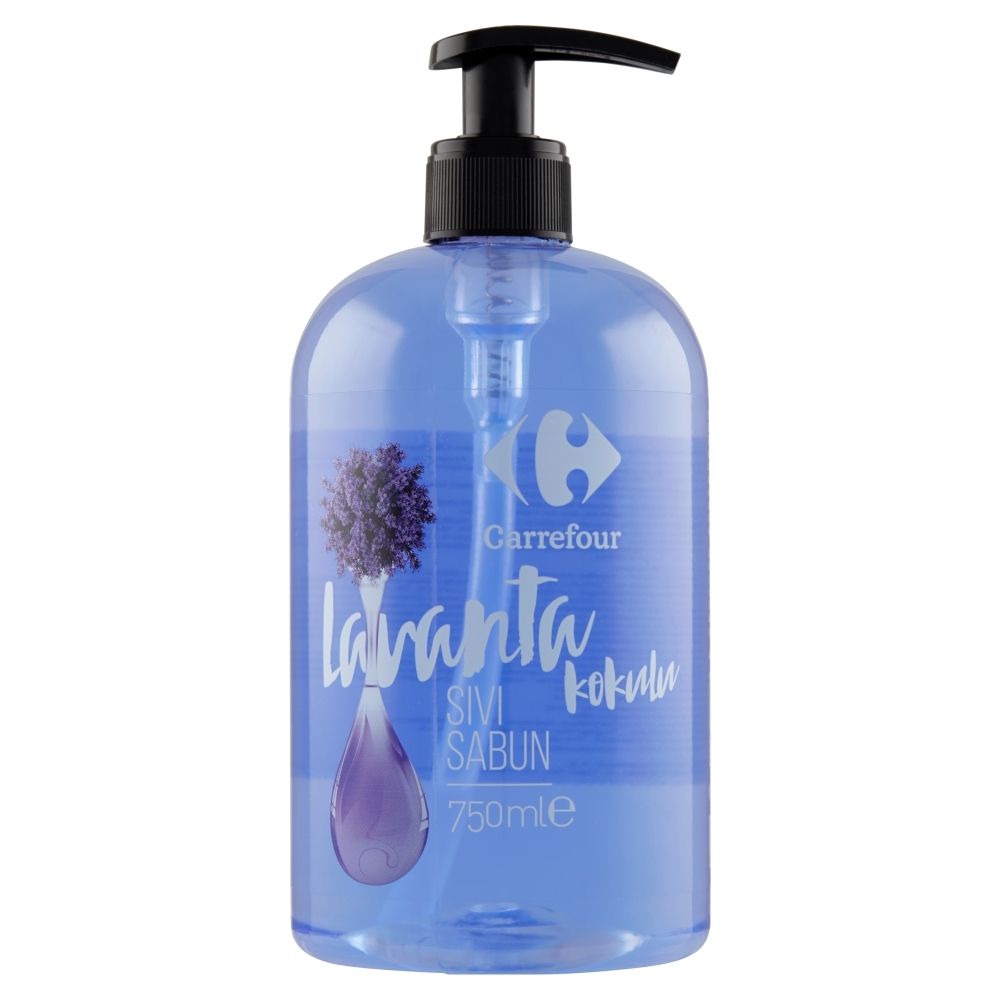 Carrefour Mydło w płynie o zapachu lawendowym 750 ml