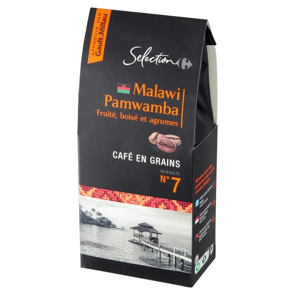 Carrefour Selection Malawi Pamwamba Kawa palona ziarnista Arabika 200 g