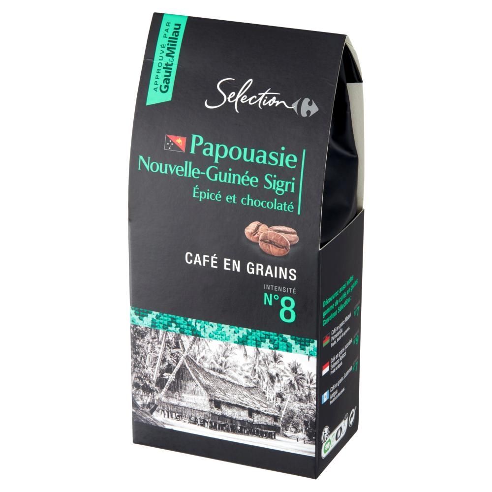 Carrefour Selection Papouasie Nouvelle-Guinée Sigri Kawa palona ziarnista Arabika 200 g
