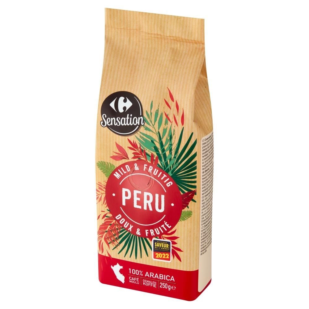 Carrefour Sensation Kawa z Peru odmiany Arabika mielona 250 g