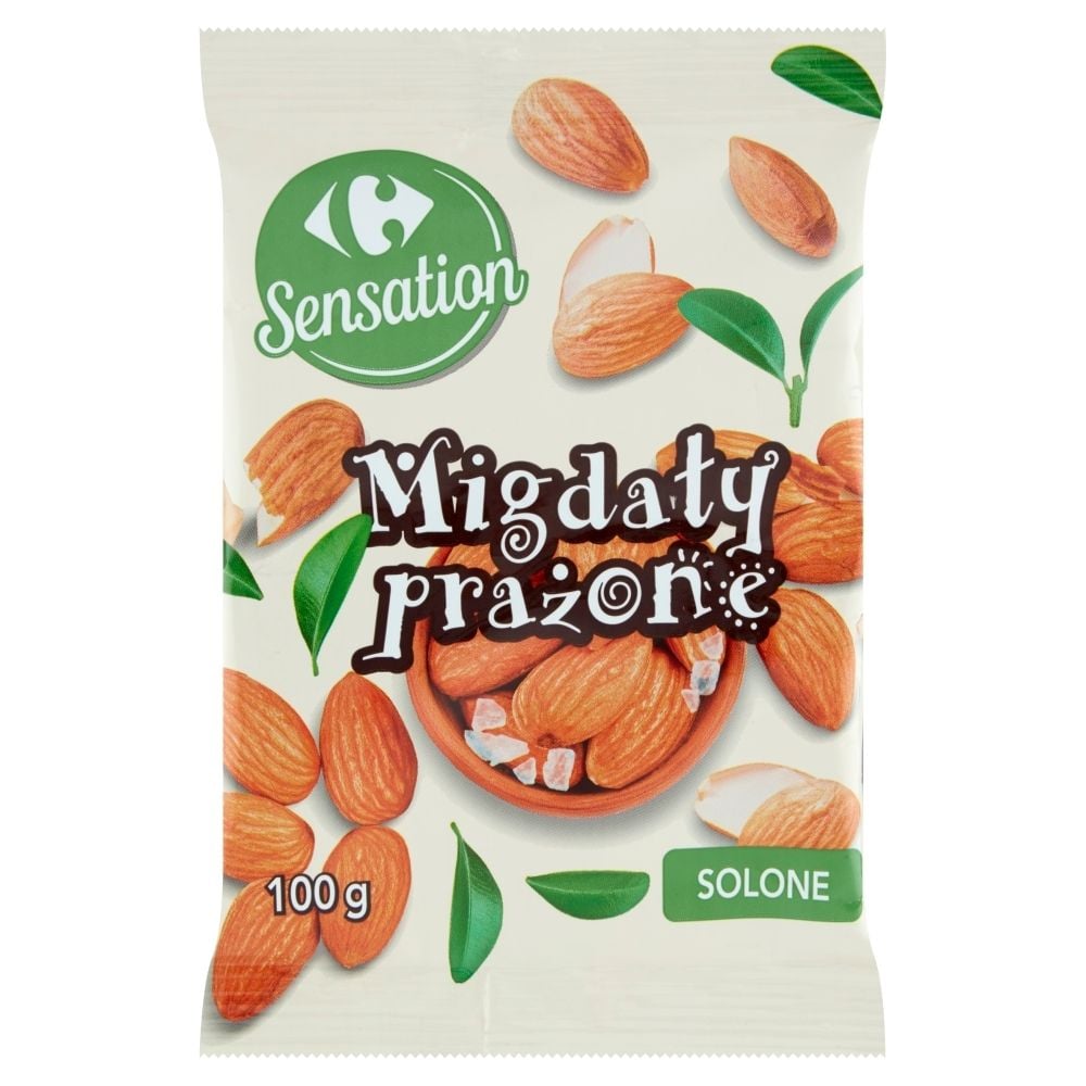 Carrefour Sensation Migdały prażone solone 100 g