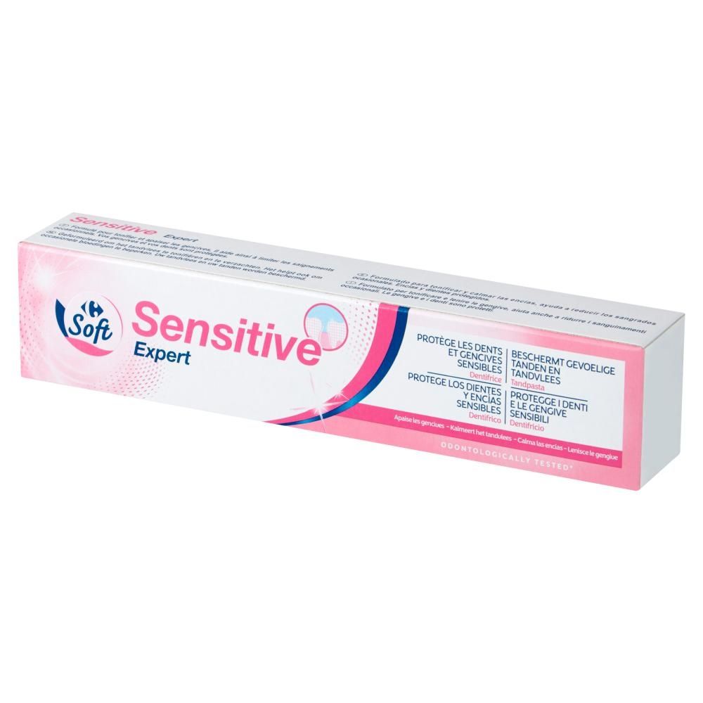 Carrefour Soft Sensitive Expert Pasta do zębów ochrona dziąseł 75 ml