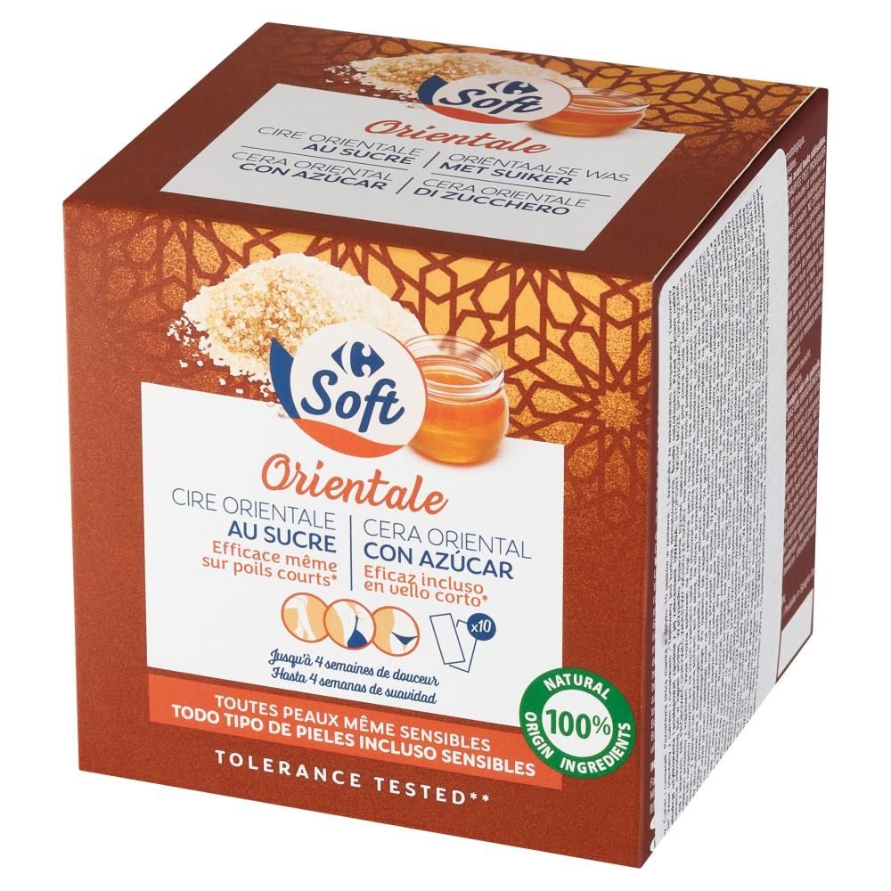 Carrefour Soft Wosk orientalny z cukrem i rumiankiem 250 ml i 10 pasków