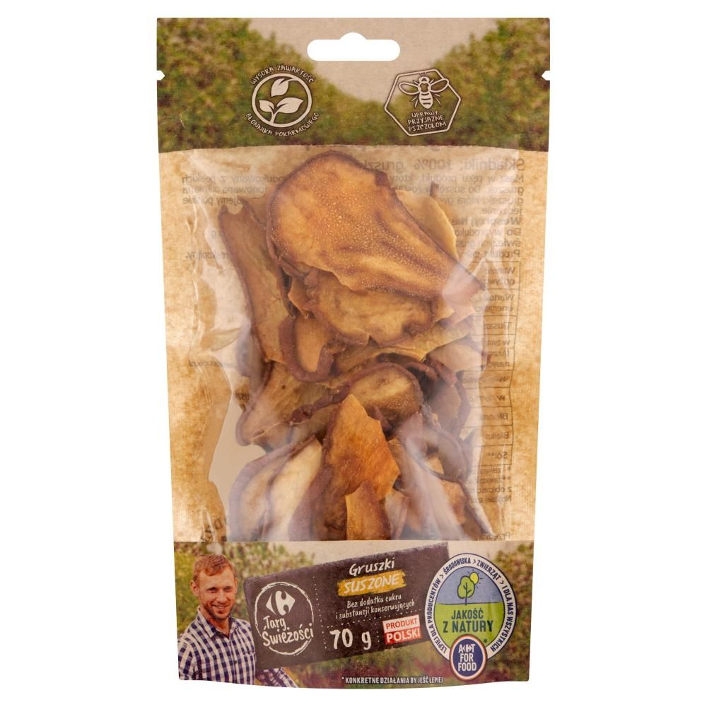 Carrefour Targ Świeżości Gruszki suszone 70 g