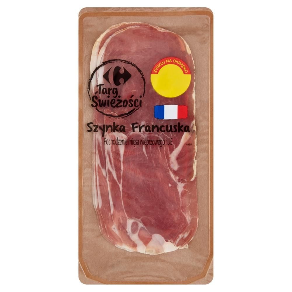 Carrefour Targ Świeżości Szynka francuska 60 g