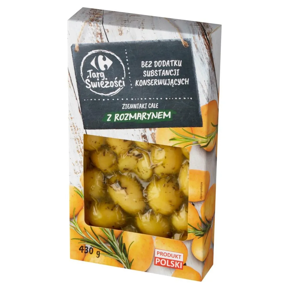 Carrefour Targ Świeżości Ziemniaki całe z rozmarynem 430 g