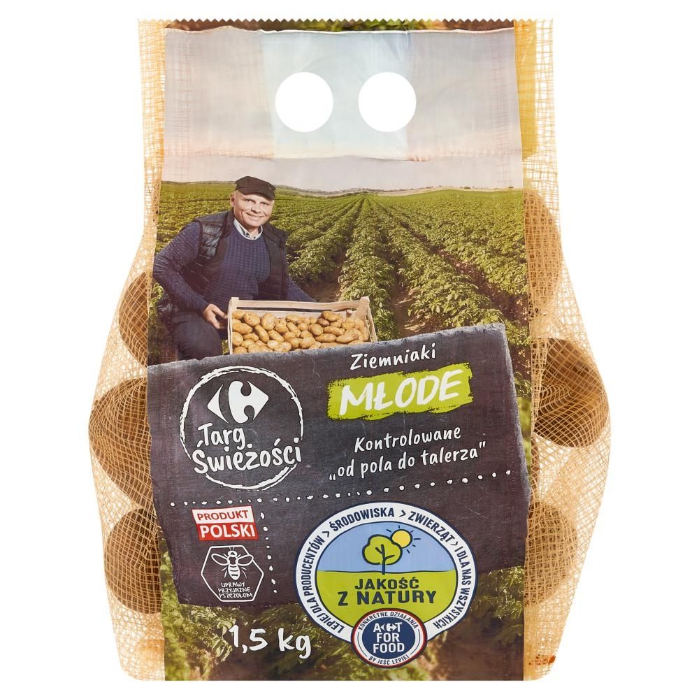 Carrefour Targ Świeżości Ziemniaki młode 1,5 kg