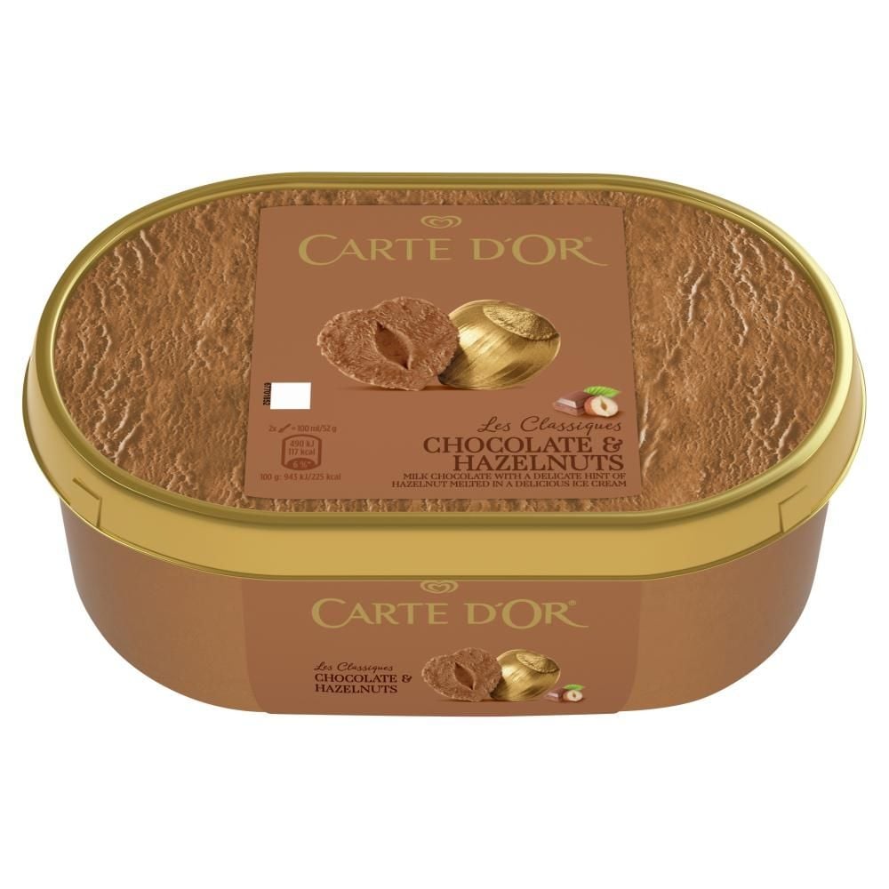 Carte D'Or Les Classiques Chocolate & Hazelnuts Lody 1000 ml