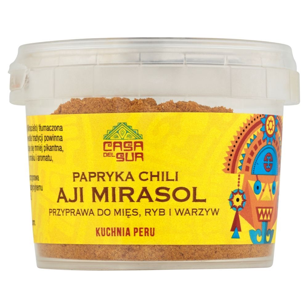 Casa Del Sur Papryka chili Aji Mirasol Przyprawa do mięs ryb i warzyw 40 g