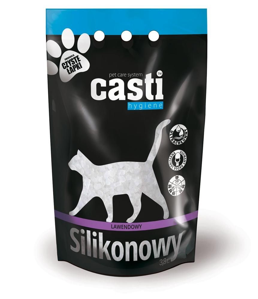 CASTI ŻWIREK SILIKONOWY LAWENDA 3,8 l