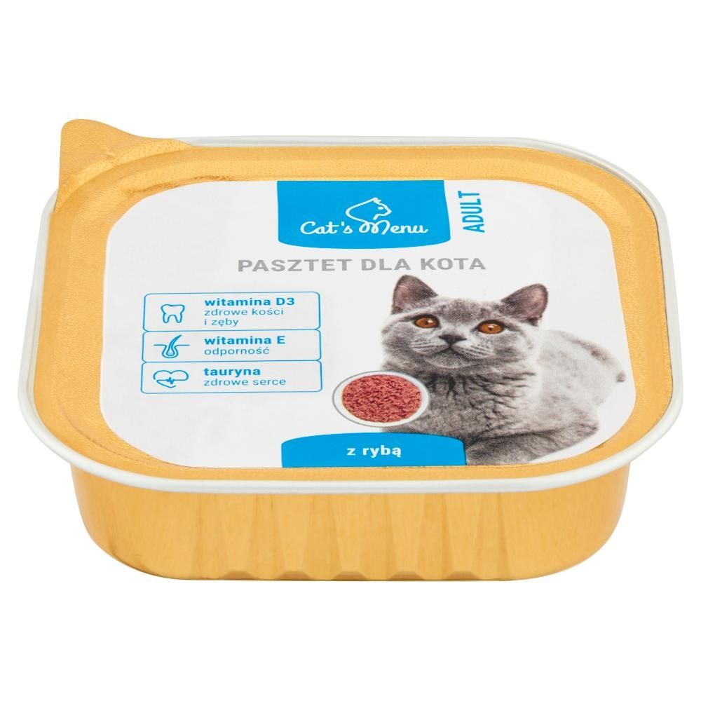 Cat's Menu Adult Pasztet dla kota z rybą 100 g