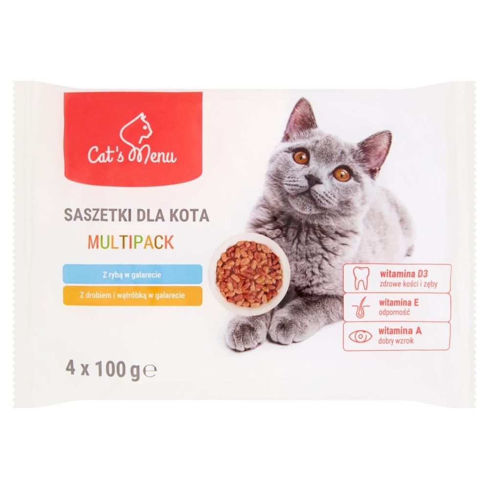 Cat's Menu Multipack Saszetki dla kota 4 x 100 g