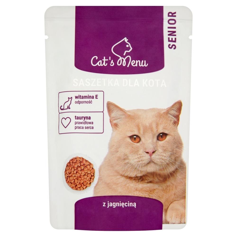 Cat's Menu Senior Saszetka dla kota z jagnięciną 100 g