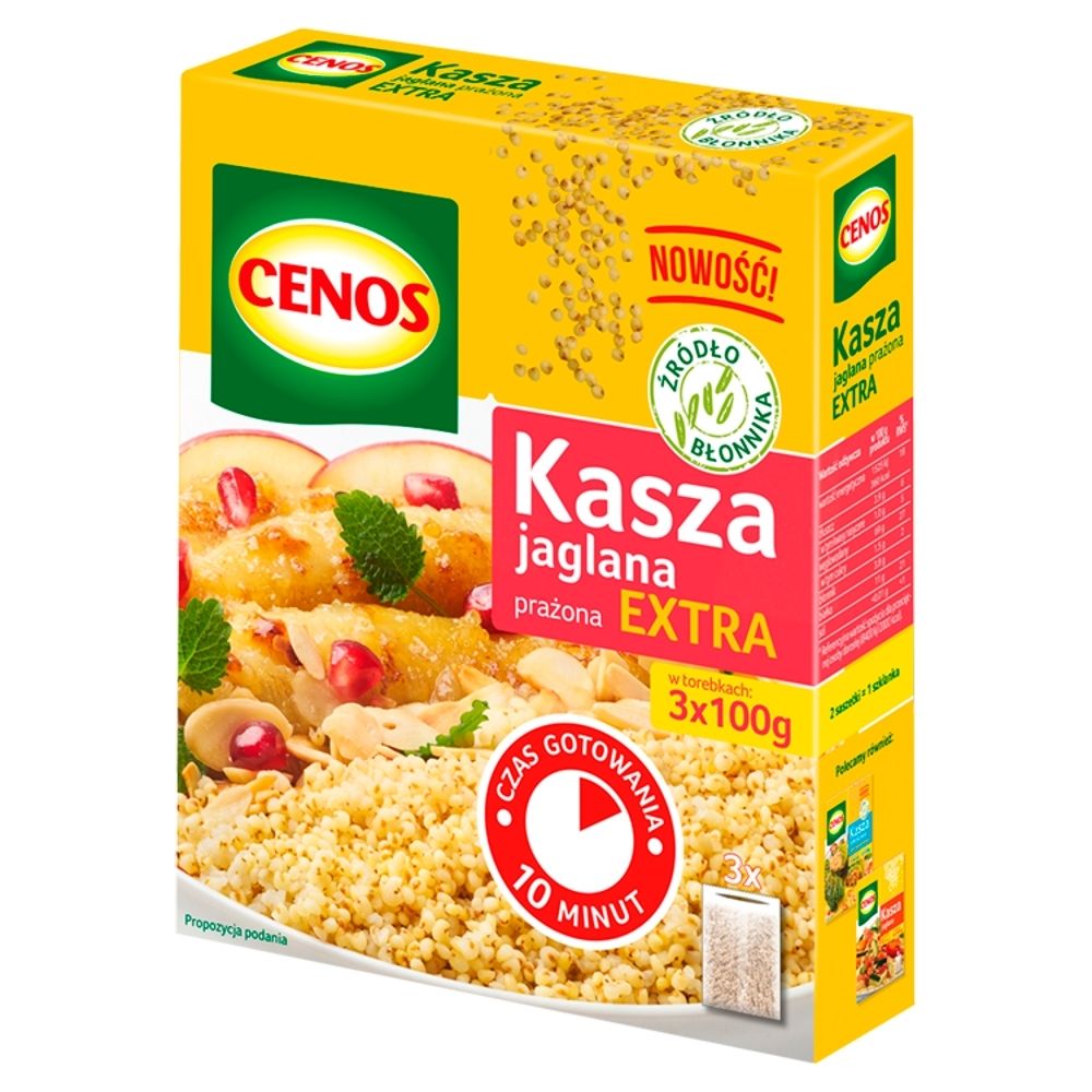 Cenos Kasza jaglana prażona extra 300 g (3 torebki)