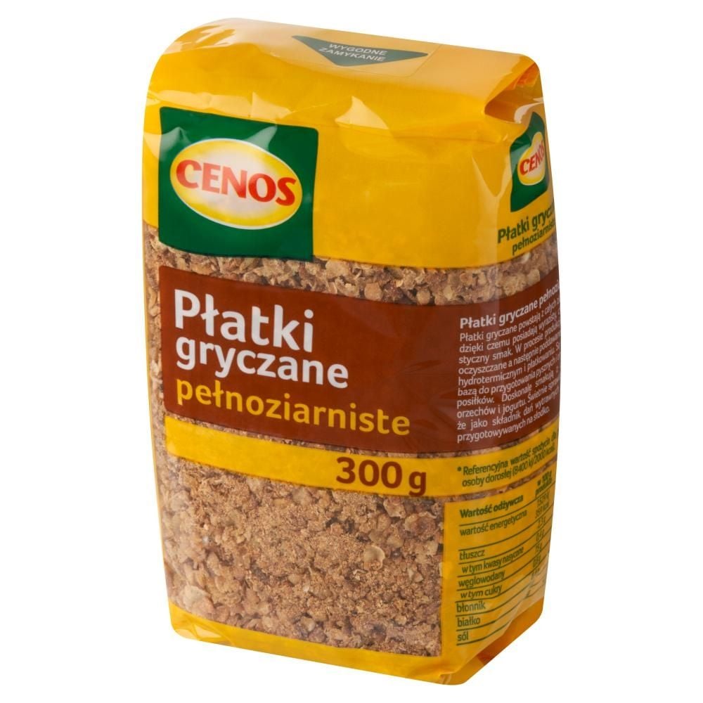 Cenos Płatki gryczane pełnoziarniste 300 g