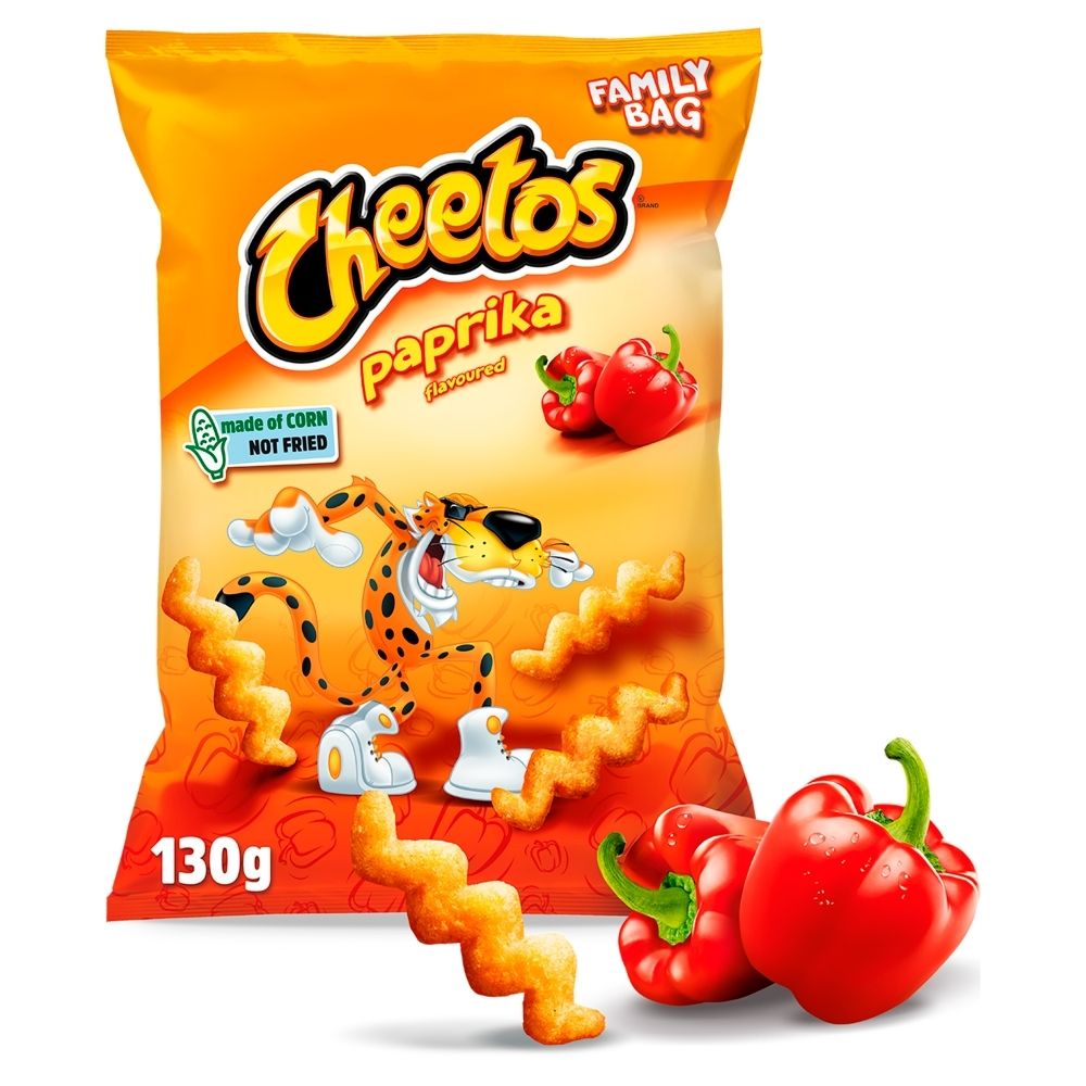 Cheetos Chrupki kukurydziane o smaku papryki 130 g