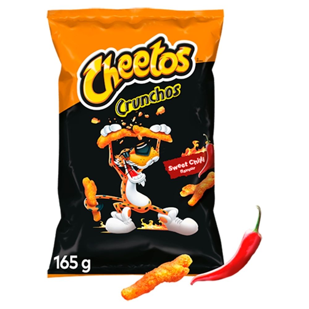 Cheetos Crunchos Chrupki kukurydziane o smaku słodkie chilli 165 g