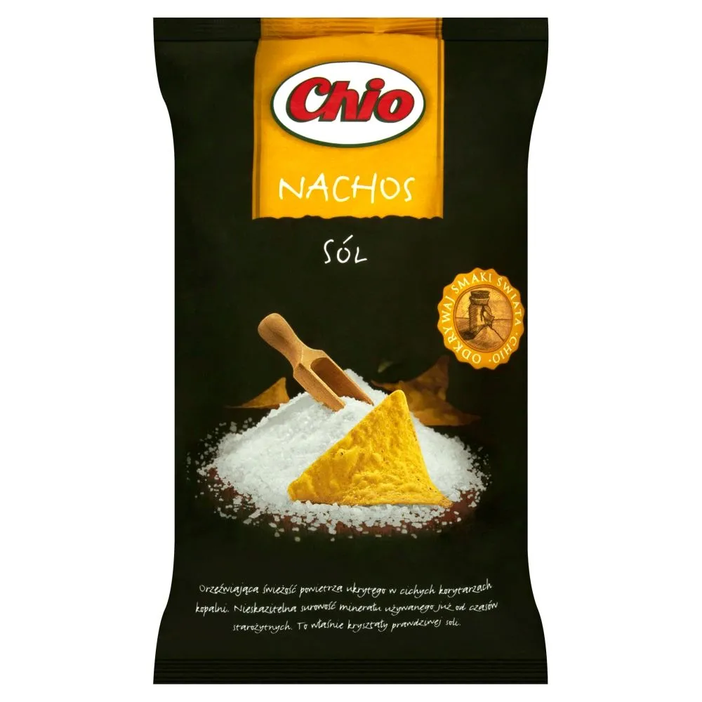 Chio Nachos Sól Chipsy kukurydziane 190 g