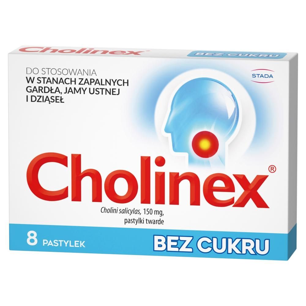 Cholinex Pastylki 8 sztuk