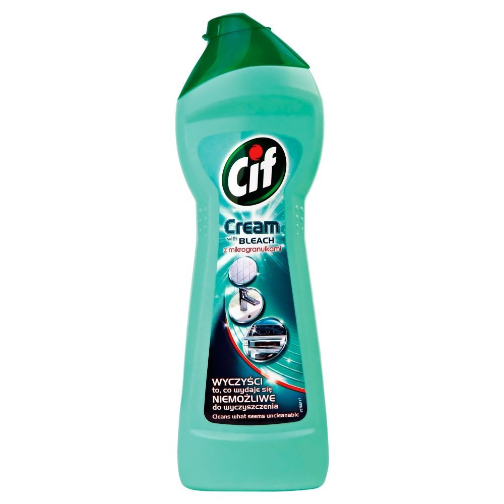 Cif Cream with Bleach z mikrogranulkami Mleczko do czyszczenia powierzchni 250 ml
