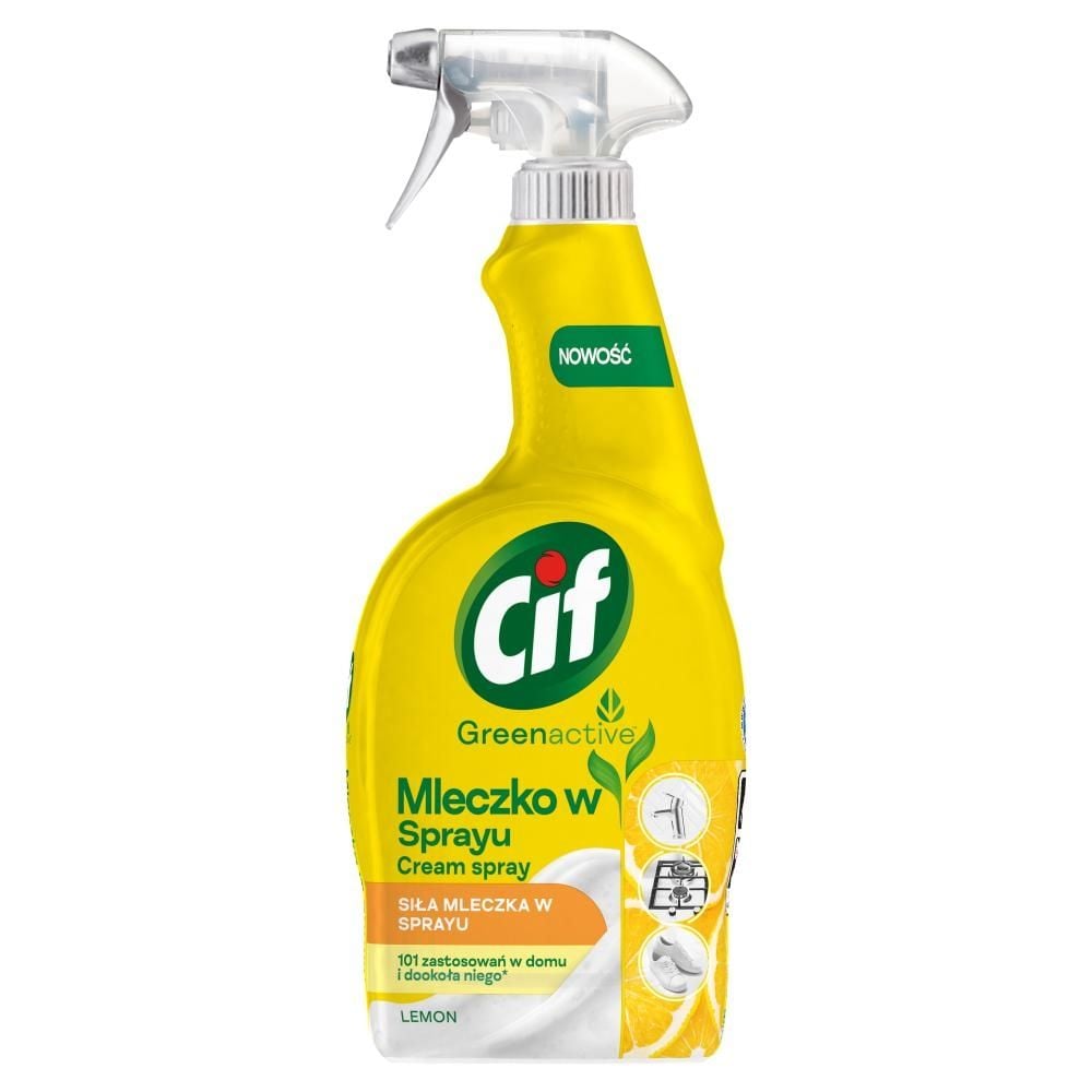 Cif Greenactive Mleczko w sprayu lemon 750 ml