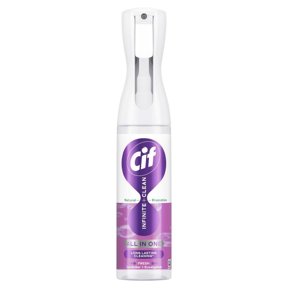 Cif Infinite Clean Lavender & Eucalyptus Spray z naturalnymi probiotykami 280 ml