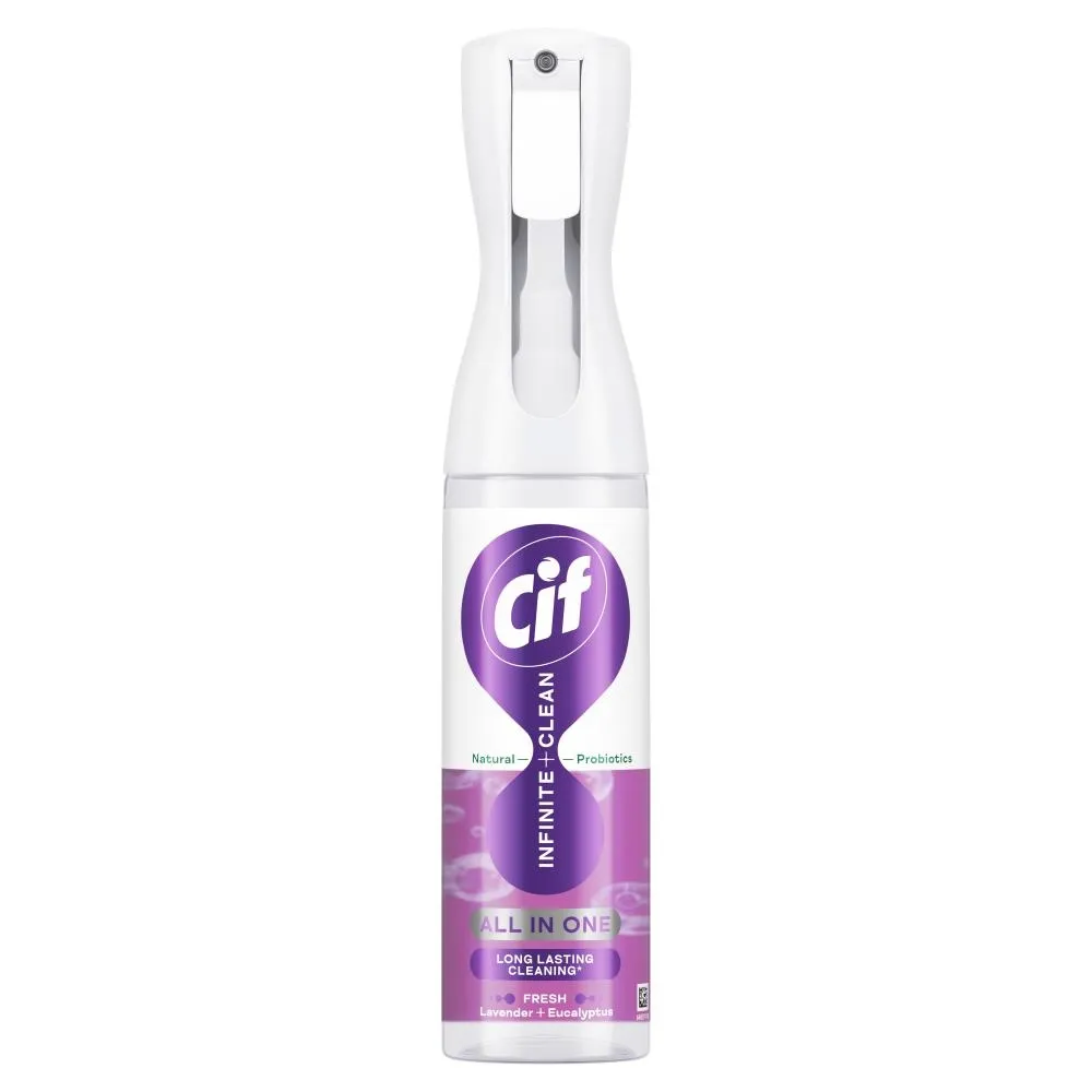Cif Infinite Clean Lavender & Eucalyptus Spray z naturalnymi probiotykami 280 ml
