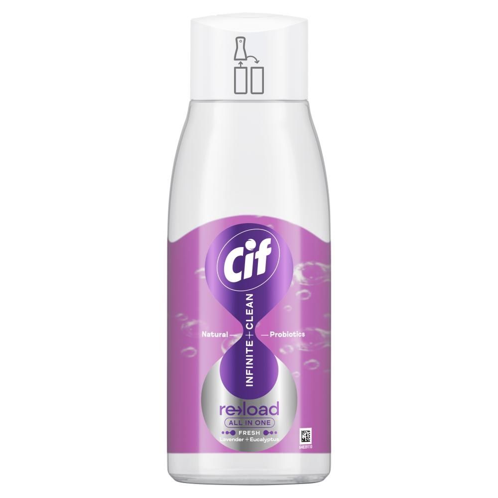 Cif Infinite Clean Lavender & Eucalyptus Wkład do spraya z naturalnymi probiotykami 590 ml