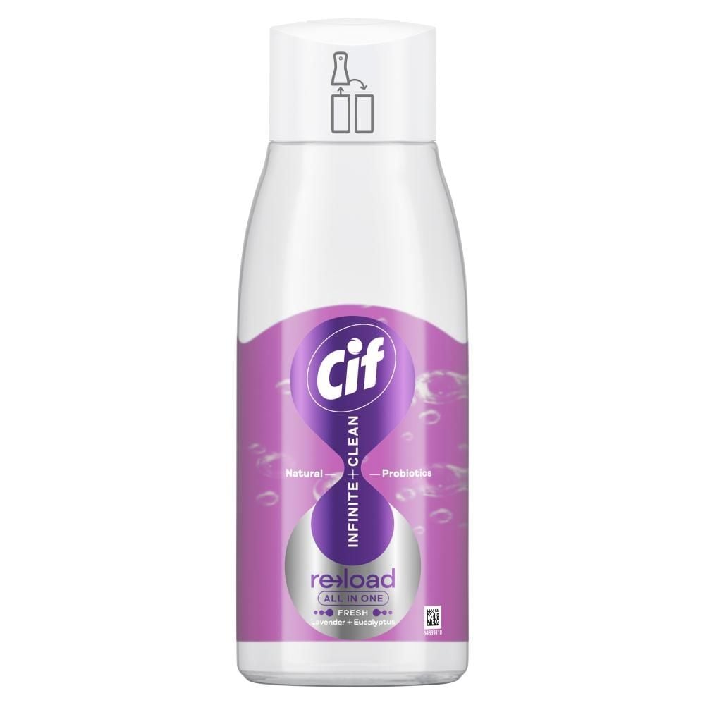 Cif Infinite Clean Lavender & Eucalyptus Wkład do spraya z naturalnymi probiotykami 590 ml