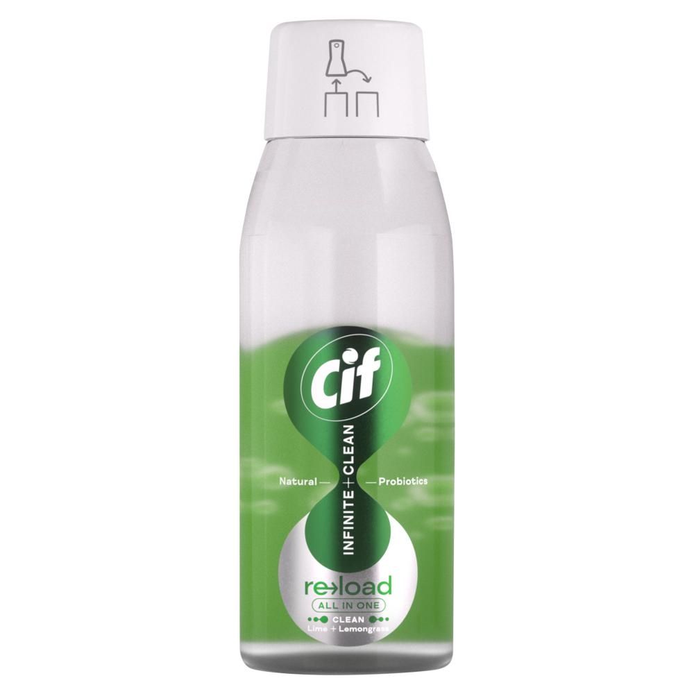 Cif Infinite Clean Lime & Lemongrass Wkład do spraya z naturalnymi probiotykami 590 ml